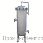 Мешочный фильтр в стальном корпусе с несколькими мешками Мешочный фильтр в стальном корпусе с несколькими мешками